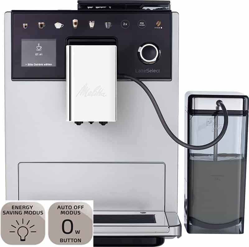 Máy pha cafe tự động Melitta Latte Select-Silver 24 Máy pha cà phê Melitta Latte Select