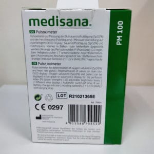 Máy Đo Oxi Xung Medisana PM 100 Màu Đen 79454 6 Máy Đo Oxi Xung Medisana PM 100 Màu Đen 79454