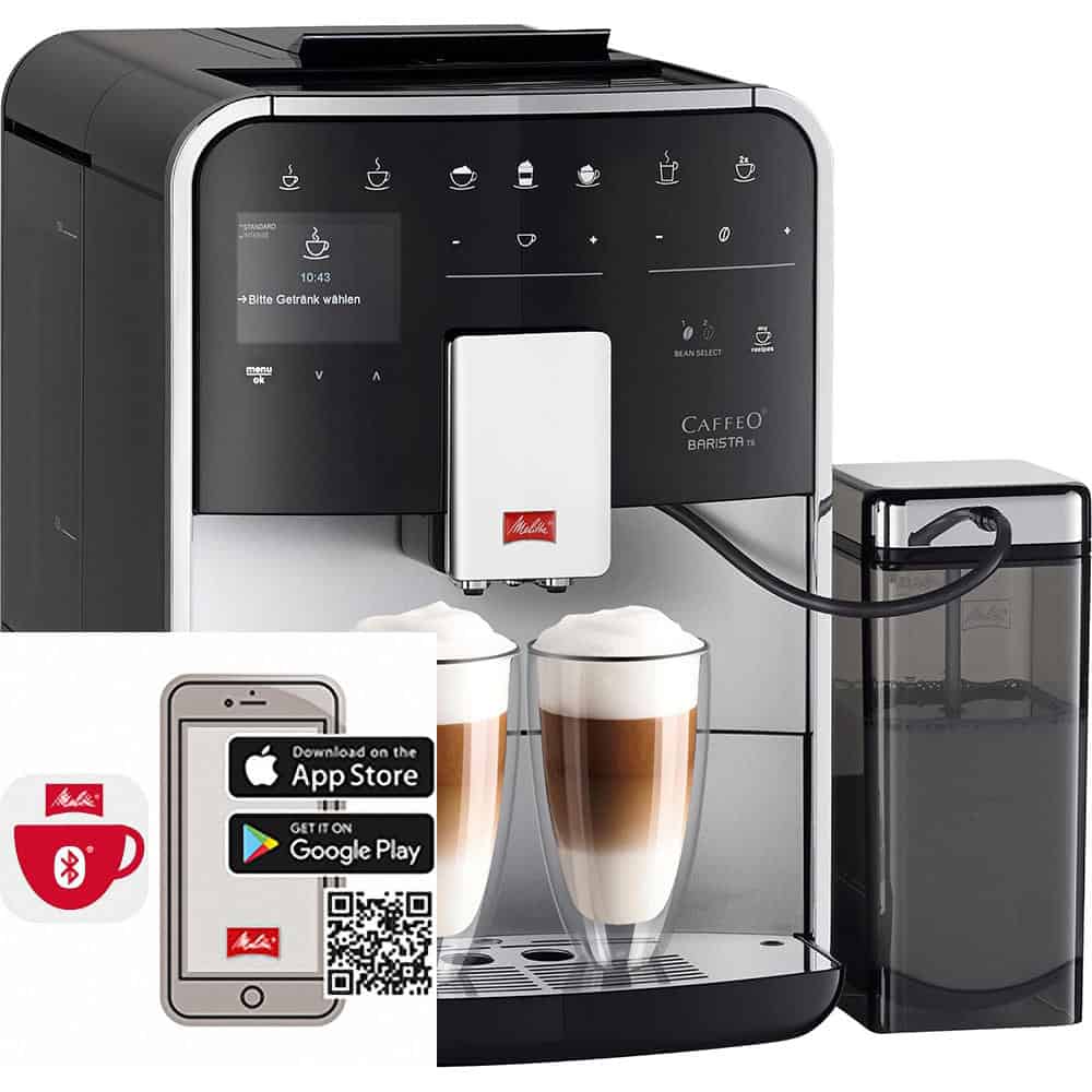 Melitta Barista TS Smart Silver-3 Máy Pha Cà Phê Tự Động Melitta Barista TS Smart-Silver