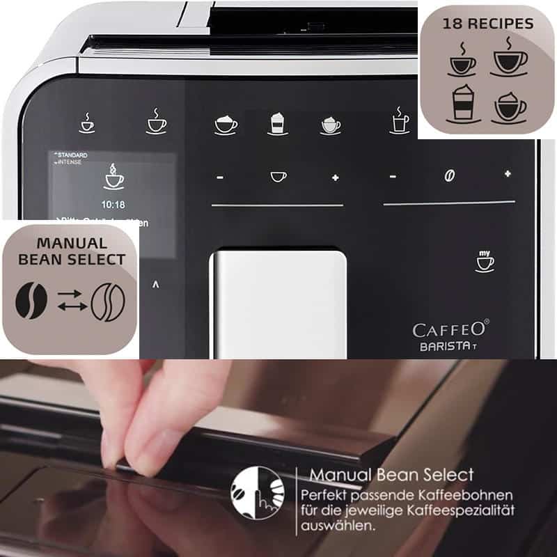 Máy pha cafe tự động Melitta Barista T Smart-Stainless Steel 14 Máy Pha Cà Phê Tự Động Melitta Barista T Smart-Stainless Steel