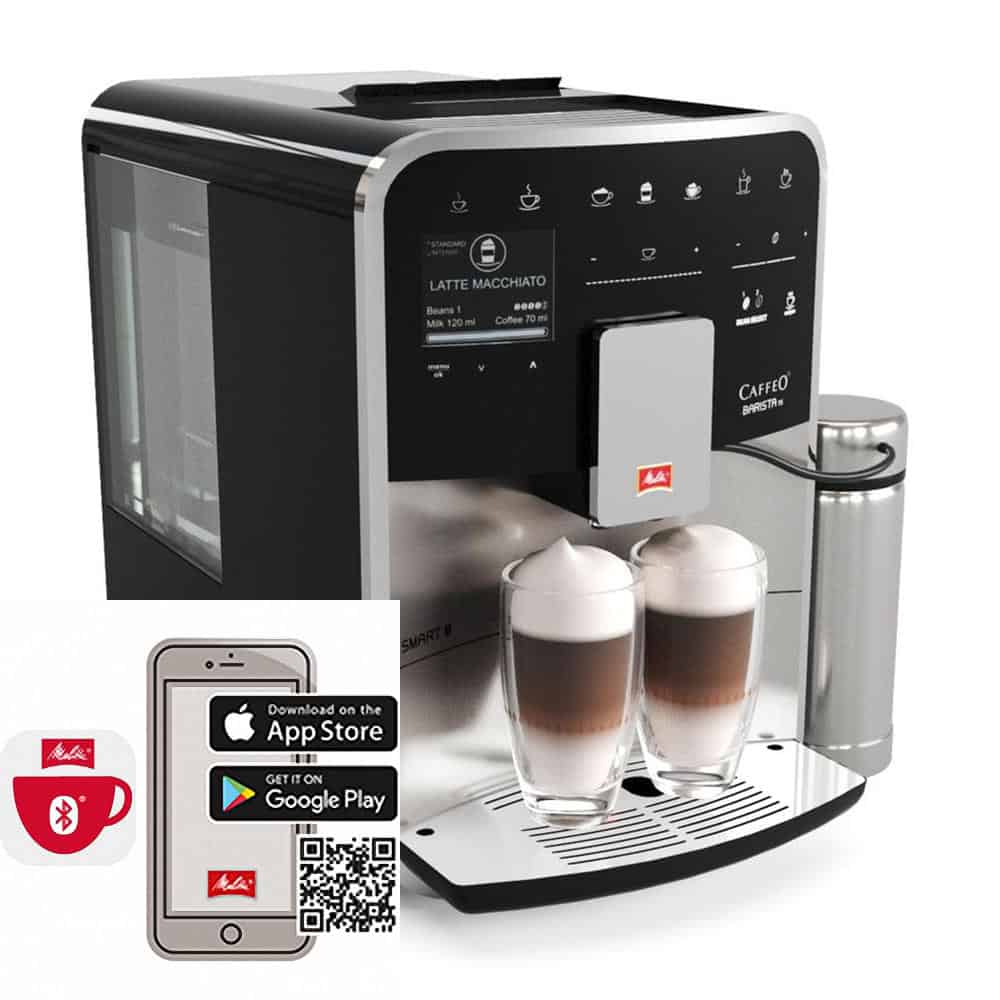 Melitta-Caffeo-Barista-TS-Smart-3 Máy Pha Cà Phê Tự Động Melitta Barista TS Smart-Stainless Steel