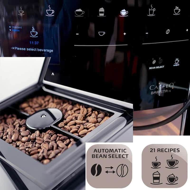 Máy pha cafe tự động Melitta Barista TS Smart-Stainless Steel 11 Máy pha cà phê Melitta Barista TS Smart-Stainless Steel