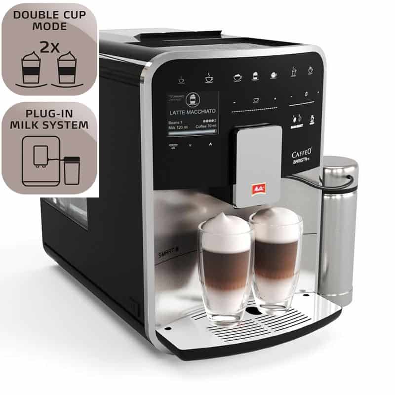 Máy pha cafe tự động Melitta Barista TS Smart-Stainless Steel 16 Máy pha cà phê Melitta Barista TS Smart-Stainless Steel
