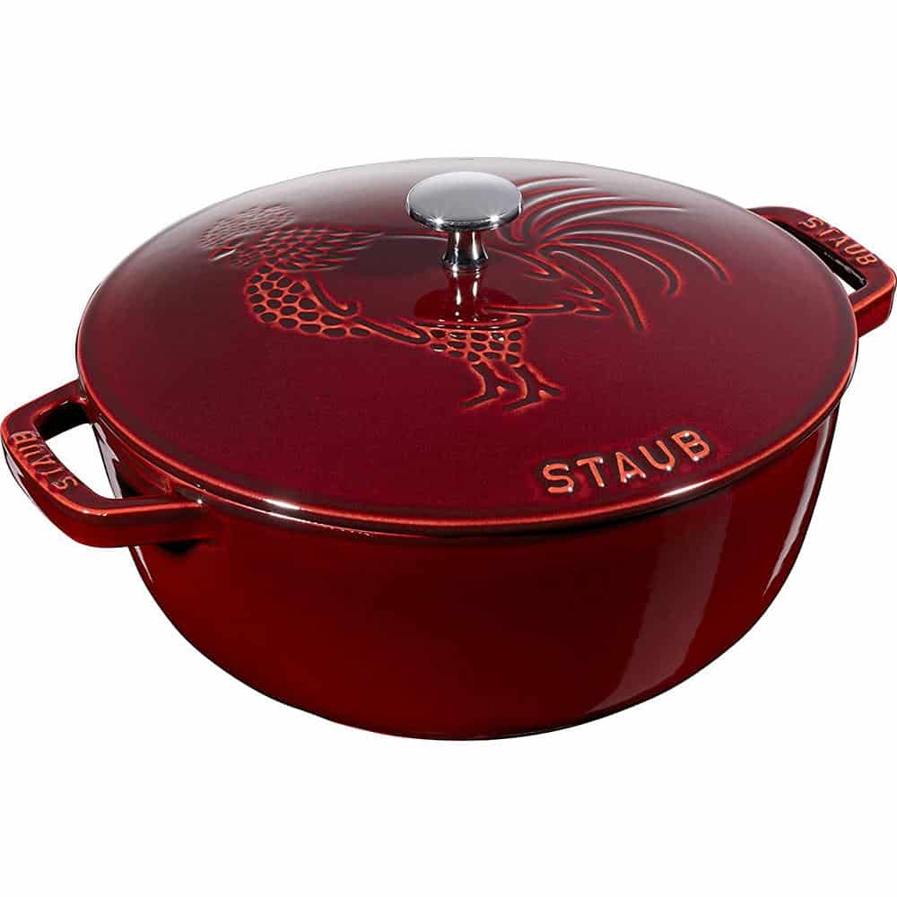 Nồi Gang Staub Cootte Francais-1 Nồi Gang Staub Cootte Francais 40501-015-0 24cm Grenadine
