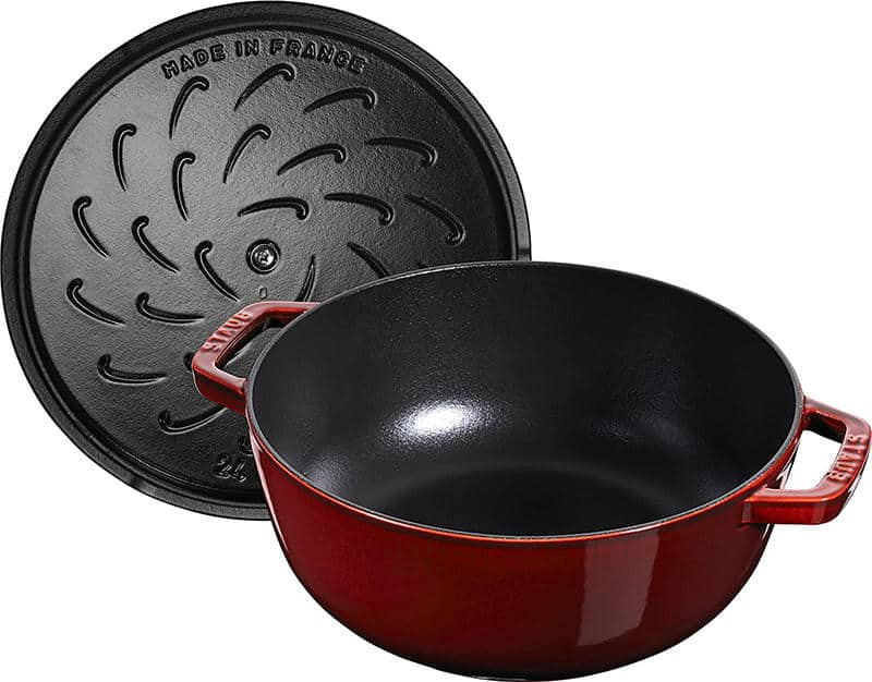 Nồi Gang Staub Cootte Francais 40501-015-0 24cm Grenadine 11 Nồi Gang Staub Cootte Francais 40501-015-0 24cm Grenadine