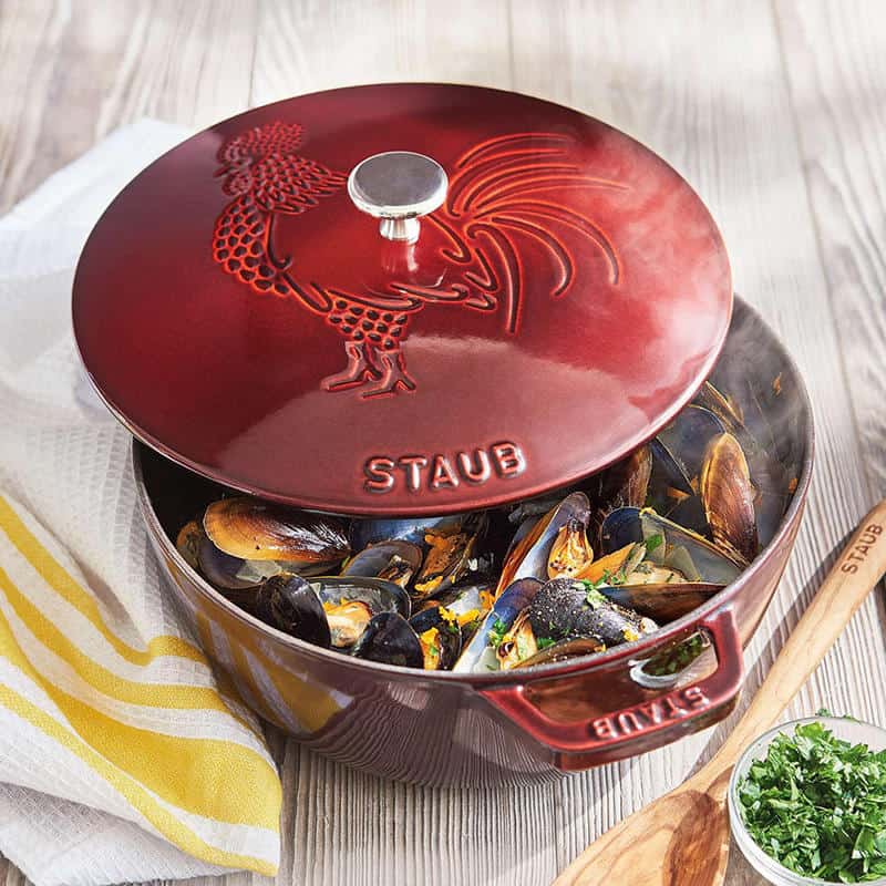 Nồi Gang Staub Cootte Francais 40501-015-0 24cm Grenadine 13 Nồi Gang Staub Cootte Francais 40501-015-0 24cm Grenadine