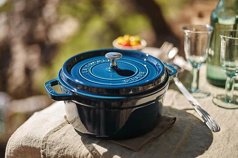 Nồi Gang Staub La Cocotte 40510-593-0 Size 20cm Màu Xanh Dương Đậm 9 Nồi Gang Staub La Cocotte