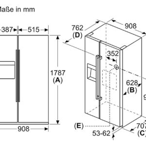 Tủ Lạnh Side By Side Bosch KAG93AIEP Serie 6 – 560 Lít 6 Tu Lanh Side By Side Bosch KAG93AIEP Serie 6 11 e1645688885224 1 Gia Dụng Đức Đà Nẵng