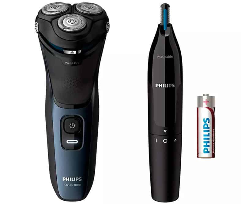 Bộ Máy Cạo Râu và Tỉa Lông Mũi Philips S3134/57 10 Bộ Máy Cạo Râu và Tỉa Lông Mũi Philips S3134/57