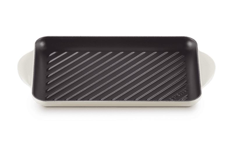 Chảo Nướng Chữ Nhật Le Creuset Grillpfanne rechteckig Trad 32×22cm Merigue - 1