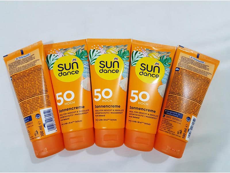 Kem Chống Nắng Sundance 50 Hoch Sonnencreme 100ml 8 Kem Chống Nắng Sundance 50 Hoch Sonnencreme 100ml - 3