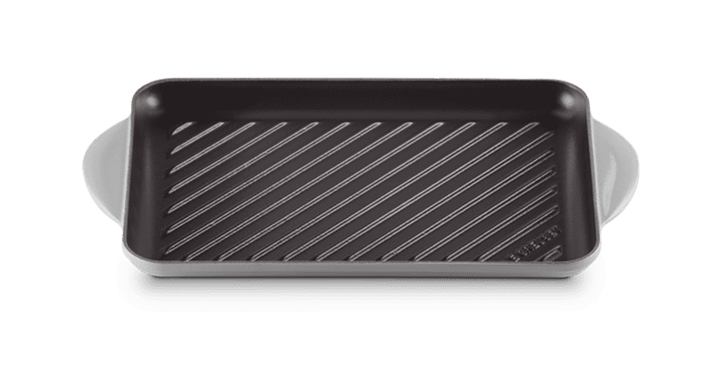 Chảo Nướng Chữ Nhật Le Creuset Grillpfanne rechteckig Trad 32×22cm Mist gray - 1