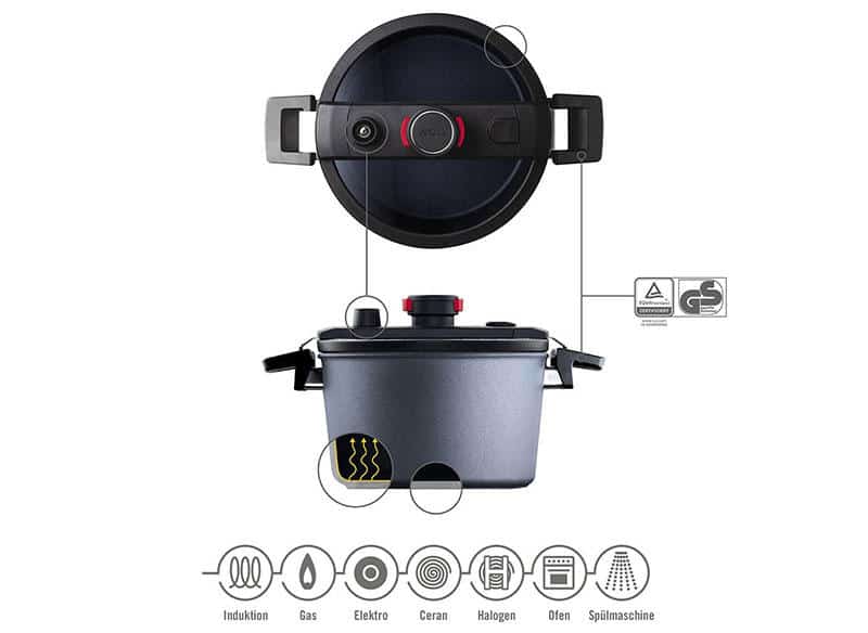 Nồi Áp Suất Woll 120-1DALI Size 20cm 3L