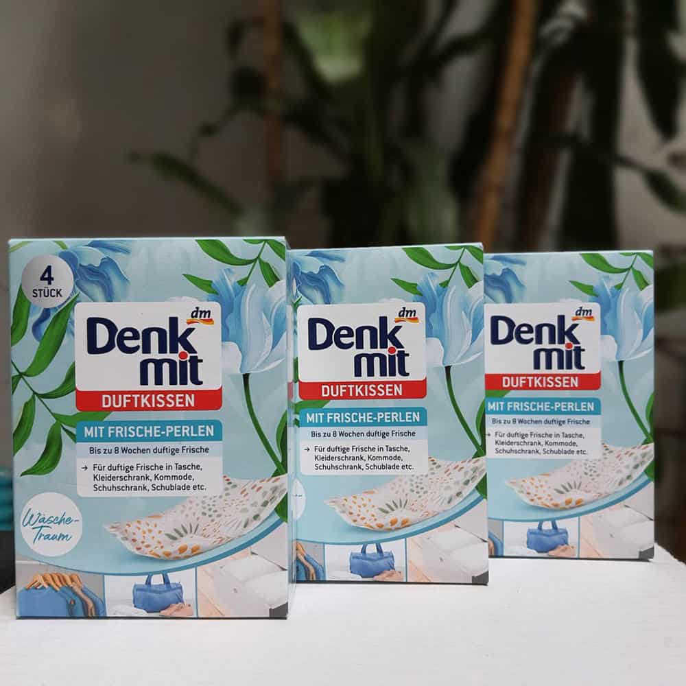 Túi Thơm Treo Tủ Denkmit Duftkisen Mit Frische-Perlen 60019122 - 4 Miếng Túi Thơm Treo Tủ Denkmit Duftkisen Mit Frische-Perlen 60019122 - 4 Miếng