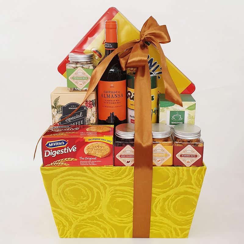 Giỏ Quà Tết Thịnh Vượng 1425 - Sắc Màu 1 Giỏ Quà Tết Thịnh Vượng 1425 - Sắc Màu