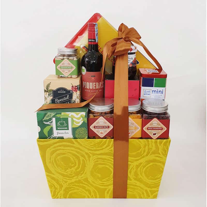 Giỏ Quà Tết Thịnh Vượng 1800 - Sắc Màu 1 Giỏ Quà Tết Thịnh Vượng 1800 - Sắc Màu