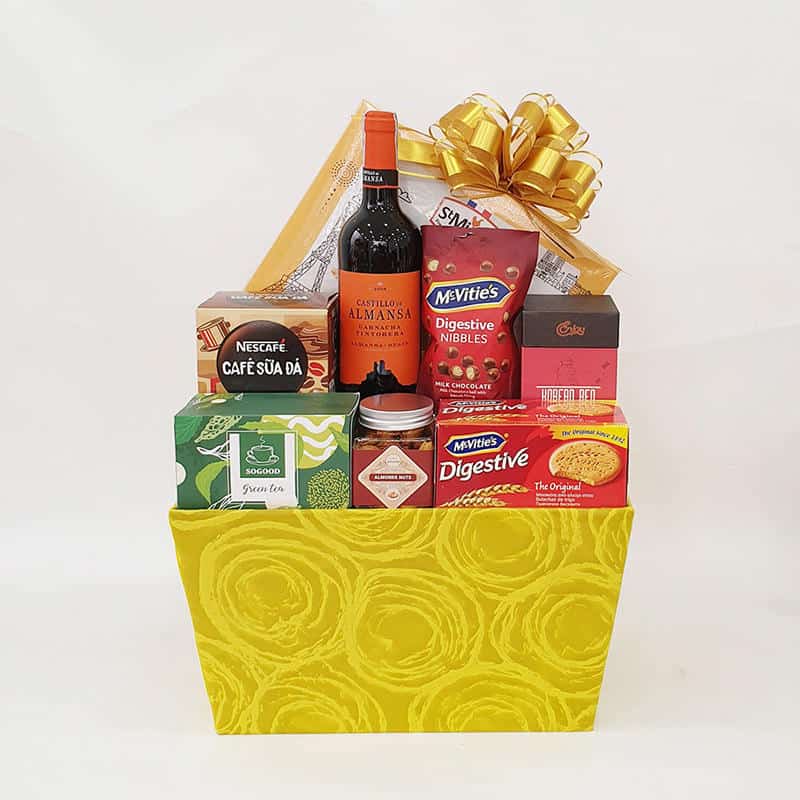 Giỏ Quà Tết Thịnh Vượng 1900 - Sắc Màu 1 Giỏ Quà Tết Thịnh Vượng 1900 - Sắc Màu