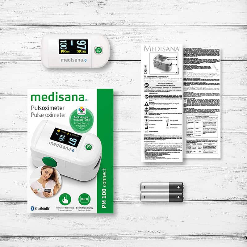 Máy Đo Oxy Xung Medisana PM 100 Màu Trắng 79456 10 Máy Đo Oxi Xung Medisana PM 100 Màu Trắng 79456