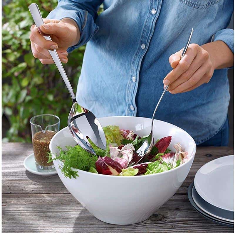 Bộ tô và thìa Salat Wmf Bistro 12.8812.9000 6 Bộ Bát Và Thìa Salat Wmf Bistro 12.8812.9000