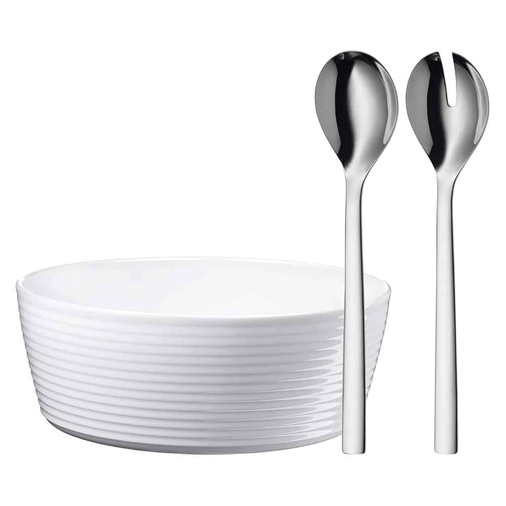 Bộ Bát Và Thìa Salat Wmf Nuova-1 Bộ Bát Và Thìa Salat Wmf Nuova 12.9390.9990