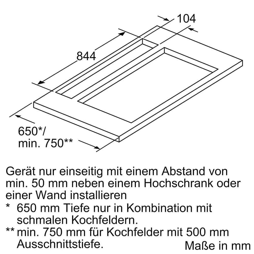 Máy Hút Mùi Bosch DDD97BM69 Serie 8 Âm Bàn Máy Hút Mùi Bosch DDD97BM69 Serie 8 Âm Bàn