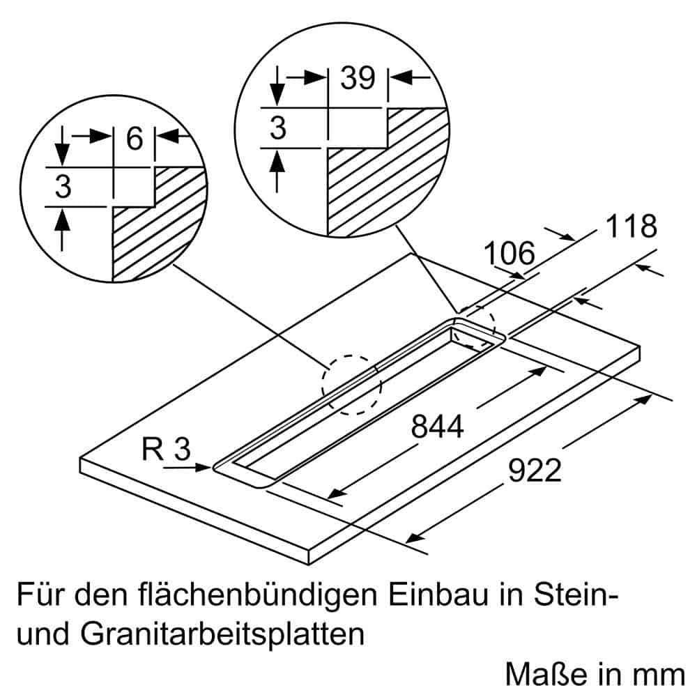 Máy Hút Mùi Bosch DDD97BM69 Serie 8 Âm Bàn Máy Hút Mùi Bosch DDD97BM69 Serie 8 Âm Bàn