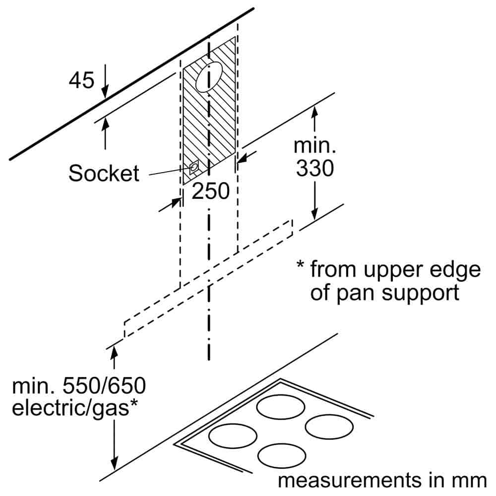 Máy Hút Mùi Bosch DWB97DM50B Serie 4 Máy Hút Mùi Bosch DWB97DM50B Serie 4