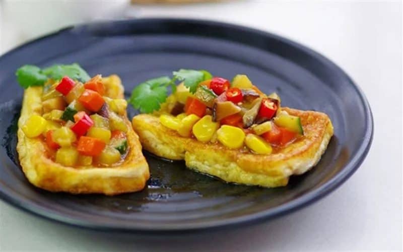 Tổng hợp những thực đơn món chay cho bạn tham khảo hàng ngày 4 Thực đơn món chay hàng ngày không thể thiếu đậu hũ xào ngũ sắc