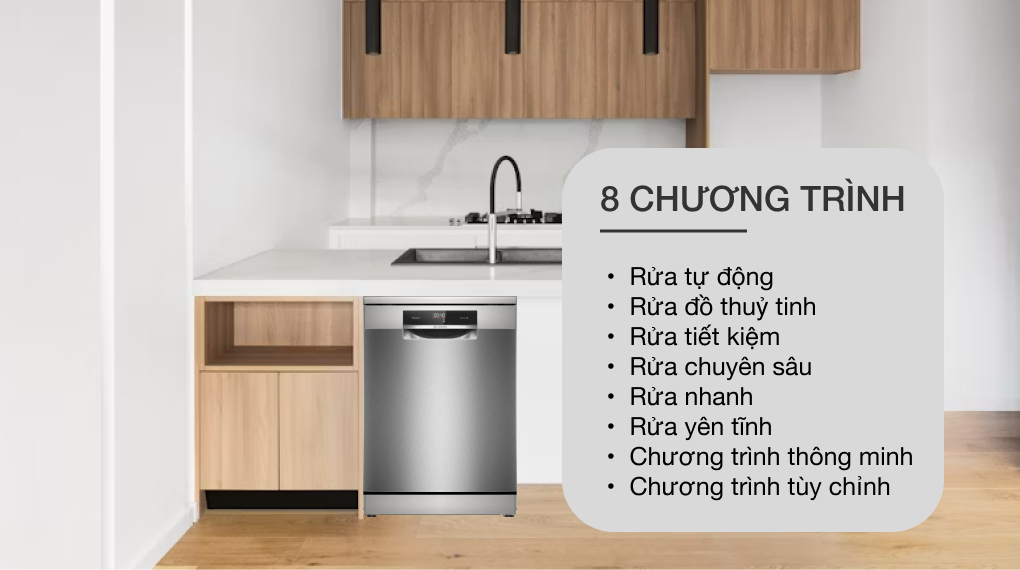 Máy rửa chén độc lập Bosch SMS8YCI03E Serie 8