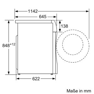 Máy Giặt Sấy Siemens iQ500 WD14U512 - Giặt 10kg Sấy 6kg