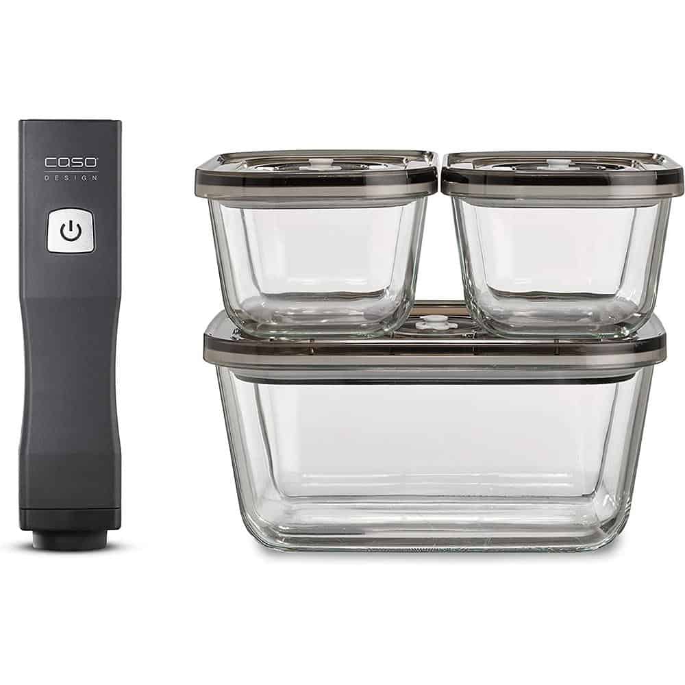 Bộ Hộp Đựng Thực Phẩm Và Máy Hút Chân Không Caso 1169 Bộ Hộp Đựng Thực Phẩm Và Máy Hút Chân Không Caso 1169