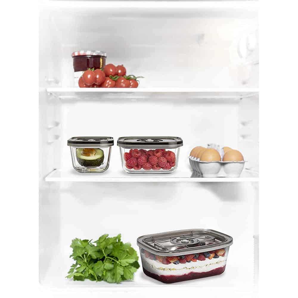 Bộ Hộp Đựng Thực Phẩm Và Máy Hút Chân Không Caso 1169 Bộ Hộp Đựng Thực Phẩm Và Máy Hút Chân Không Caso 1169