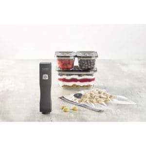 Bộ Hộp Đựng Thực Phẩm Và Máy Hút Chân Không Caso 1169 3 Bộ Hộp Đựng Thực Phẩm Và Máy Hút Chân Không Caso 1169