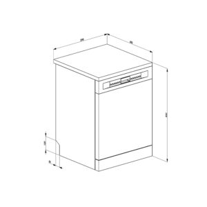 Máy Rửa Chén Độc Lập Smeg LVS252CSX 10 Máy Rửa Chén Độc Lập Smeg LVS252CSX