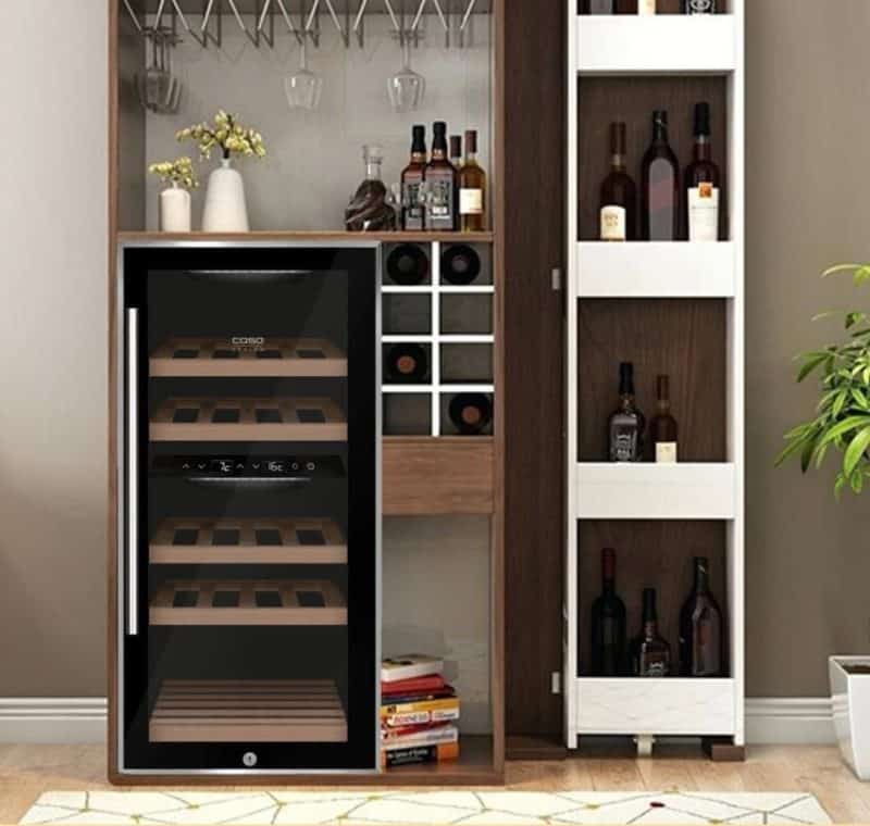 Tủ Bảo Quản Rượu Vang Caso WineComfort 24 Black 644 2 Caso WineComfort 24 Black 644