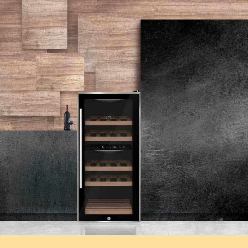Tủ Bảo Quản Rượu Vang Caso WineComfort 24 Black 644 3 Tủ Bảo Quản Rượu Vang Caso WineComfort 24 Black 644