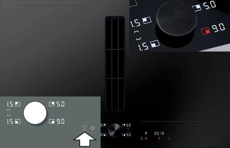 Bếp Từ Tích Hợp Hút Mùi Gaggenau CV282101