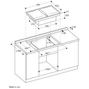 Bếp Từ Tích Hợp Hút Mùi Gaggenau CV282111