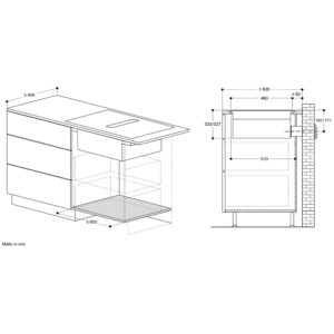 Bếp Từ Tích Hợp Hút Mùi Gaggenau CV282111