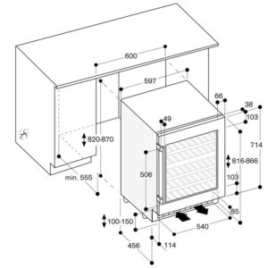 Tủ Bảo Quản Rượu Gaggenau RW404262 - 34 Chai 3 Tủ Bảo Quản Rượu Gaggenau RW404262