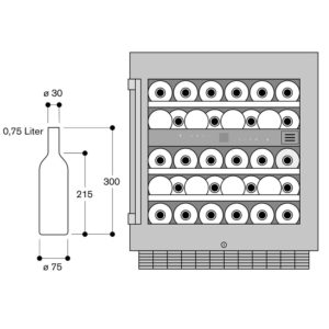 Tủ Bảo Quản Rượu Gaggenau RW404262 - 34 Chai 4 Tủ Bảo Quản Rượu Gaggenau RW404262