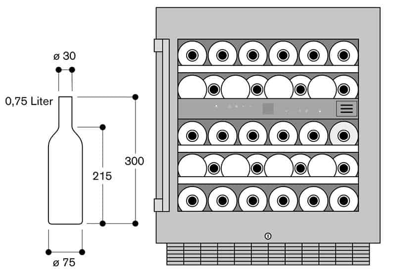Tủ Bảo Quản Rượu Gaggenau RW404262 - 34 Chai 8 Tủ Bảo Quản Rượu Gaggenau RW404262