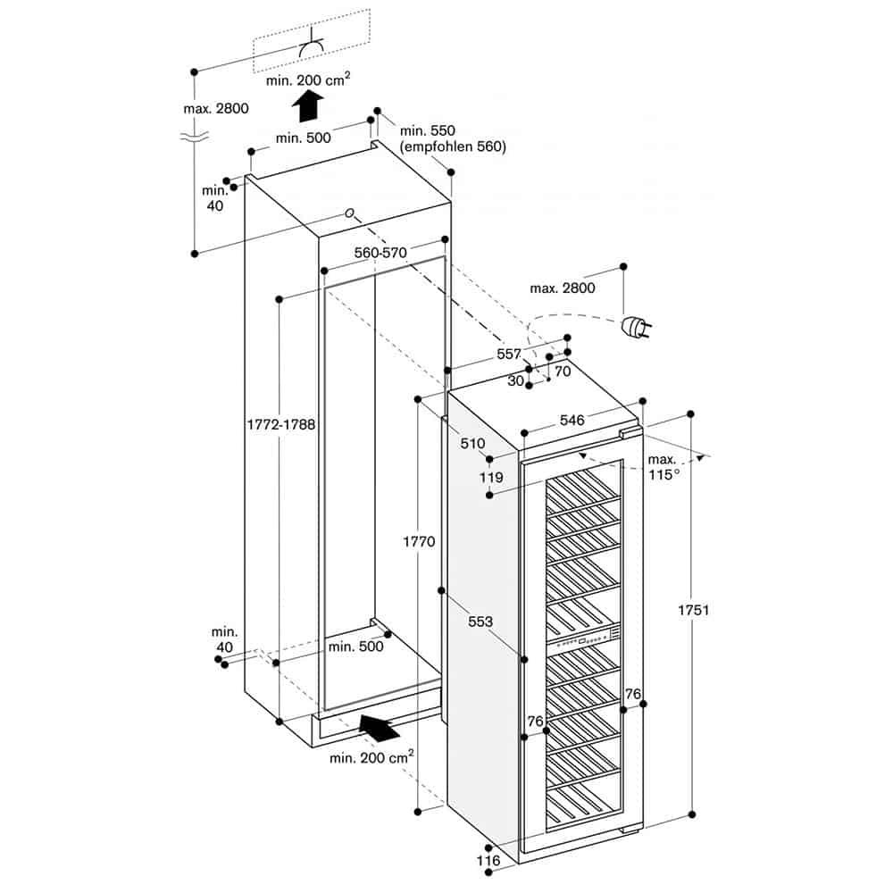 Gaggenau_RW282262-6 Tủ Bảo Quản Rượu Gaggenau RW282262