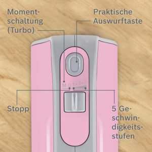 Máy Đánh Trứng Cầm Tay Bosch MFQ4030K Rosa