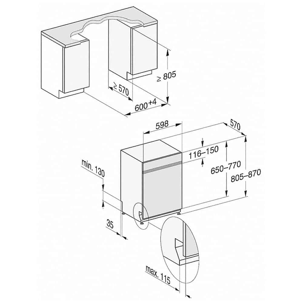 May-Rua-Bat-Miele-G-7110-SCi-AutoDos-Lap-Dat Máy Rửa Chén Miele G 7110 SCi AutoDos Bán Âm