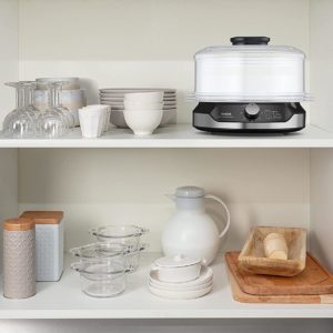 Nồi Hấp Điện Tefal Ultra Compact VC2048 3 Tầng