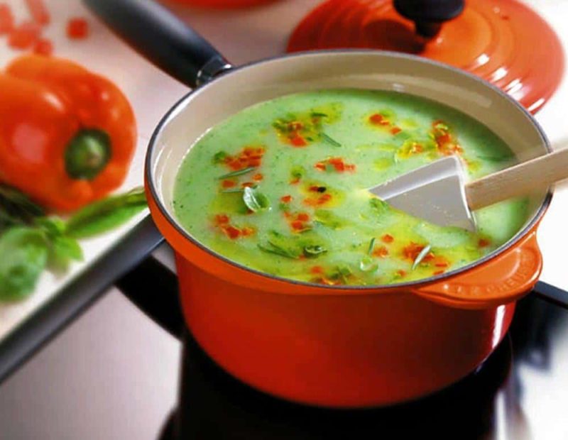 Quánh Le Creuset Wooden Handle 18cm 21139180902460 Flame