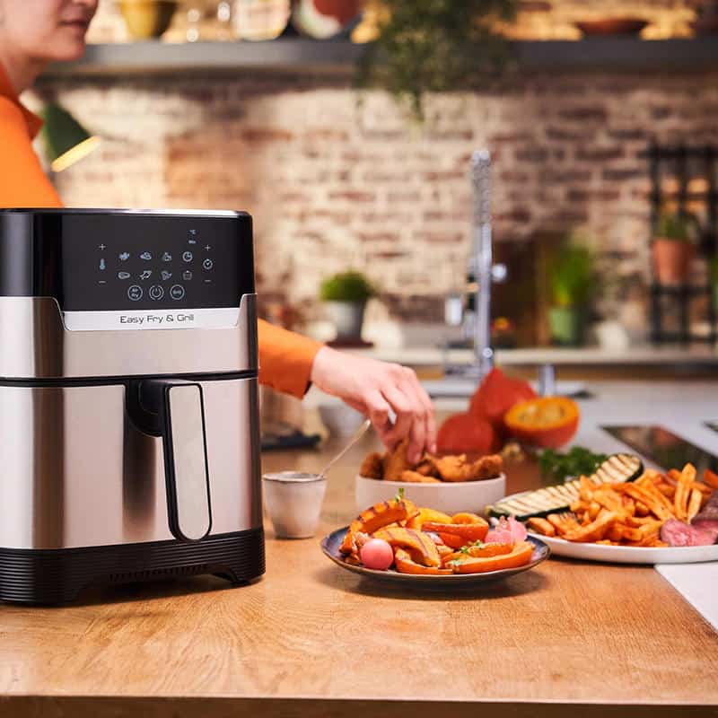 Nồi Chiên Không Dầu Kết Hợp Nướng Tefal EY505D