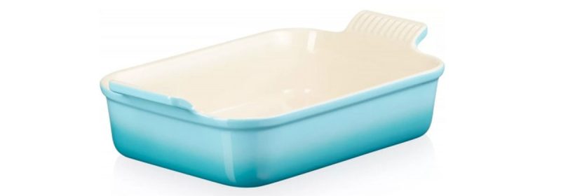 Thố Nướng Le Creuset Rechteckige Auflaufform 26x17cm Caribbean 2 Thố Nướng Le Creuset Rechteckige Auflaufform 26x17cm Caribbean