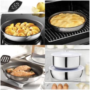 Bộ 2 Chảo Cán Rời Tefal L94090 Ingenio Preference Panst Size 22cm, 26cm 4 Bộ 2 Chảo Cán Rời Tefal L94090 Ingenio Preference Panst Size 22cm, 26cm